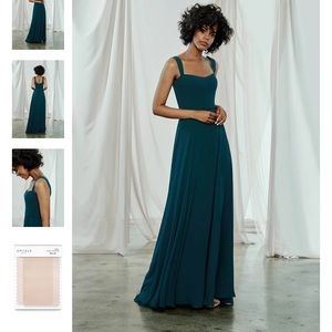 Amsale Alexis Dress in color Cayenne, size 6